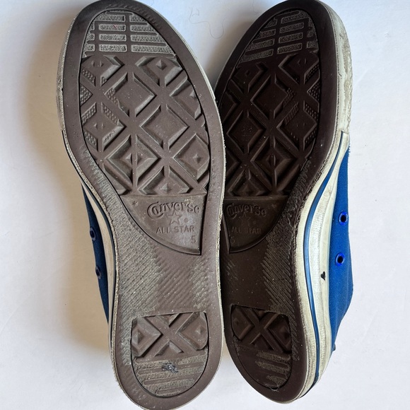 Converse Royal Blue Low Top All Star Chuck Taylor Size 7 - Picture 10 of 13